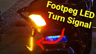 DIY Footpeg LED Turn Signals for 17-20 R6!