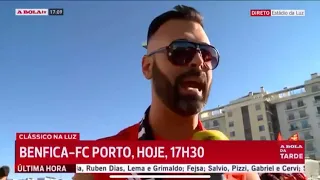 Adepto Benfica (Benfica vs Porto 2018/2019)