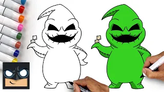 How To Draw Oogie Boogie | A Nightmare Before Christmas