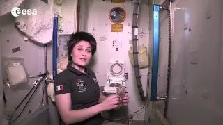 International Space Station toilet tour