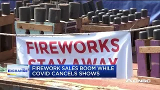 Firework sales boom even as coronavirus cancels shows