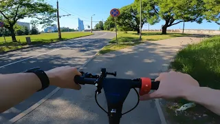 4K FPV | Electric scooter ride in Latvia Riga | Mūkusalas iela - AB Dambis | 2022