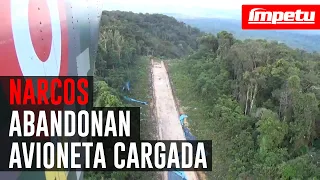 NARCOS ABANDONAN AVIONETA