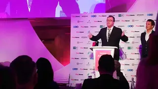 Russell T Davies didn't hold back during his speech at the PinkNews Awards