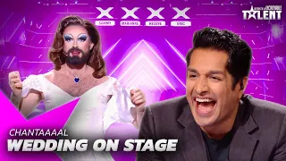 Must Watch - CHANTAAAAL Marries a Judge in the Semi-Finals of France's Got Talent