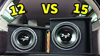 12" VS 15" SUBWOOFER | MYTH BUSTED