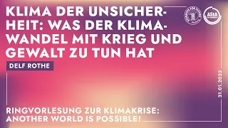 Klima der Unsicherheit: Was der Klimawandel mit Krieg und Gewalt zu tun hat | Fridays for Future