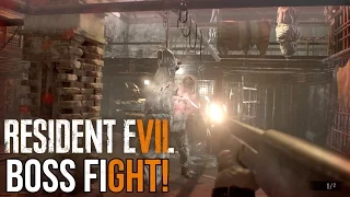 Resident Evil 7 - JACK CHAINSAW BOSS FIGHT! HOW TO GET THE RED DOG HEAD! (PC 4K 60FPS)