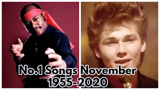 The No.1 Song Worldwide in November of Each Year 1955-2020