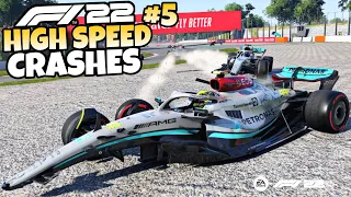 F1 22 HIGH SPEED CRASHES #5