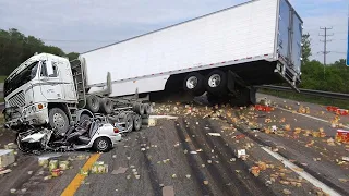 Total Bad Day at Work Fails 2022 | Total Idiots Dangerous Truck & Car Driving Fails 2022