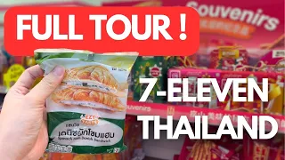 Full Tour inside 7-Eleven Bangkok | Snacks and Foods to Try Now.