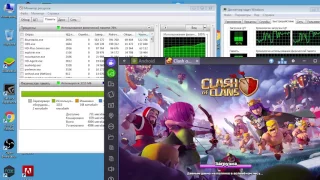 Эмуляторы Android Bluestacks против Nox app player   Сравнение по нагрузке на систему