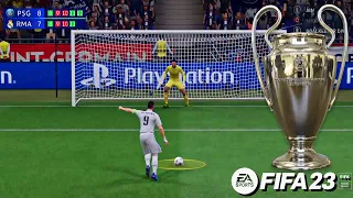 PSG vs Real Madrid Penalties FIFA 23 [Penalty Shootout] PS4 GAMEPLAY