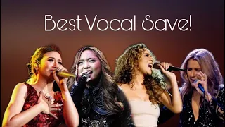 Female Singers SAVING Vocal Fails!