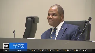 Dallas Mayor Eric Johnson faces backlash during first council meeting as a Republican