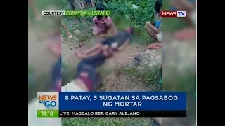 NTG: 8 patay, 5 sugatan sa pagsabog ng mortar