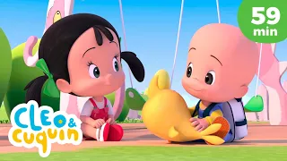 Let's go to School and more Nursery Rhymes by Cleo and Cuquin | Children Songs