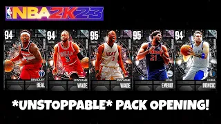 *UNSTOPPABLE* PACK OPENING! PULLED THE CARD I NEED! ( NBA 2K23 MYTEAM )