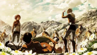 Attack on Titan ED / Ending 5 - Creditless | 4K | 60fps | Lyrics