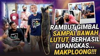 IBUNYA MENANGIS TERHARU😭😇❤️❗😍SETELAH 30 TAHUN, RAMBUT GIMBAL HAMPIR 2M BERHASIL DIPANGKAS