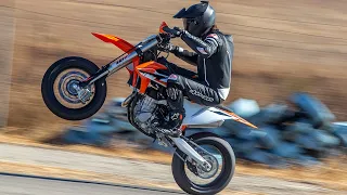 2021 KTM 450 SMR Supermoto First Ride | Review