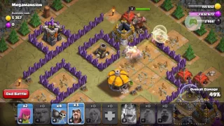 Clash of clans - how to defeat Megamansion at town hall 7