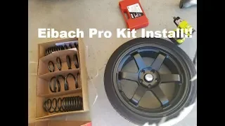 2018 Civic SI Eibach lowering spring install