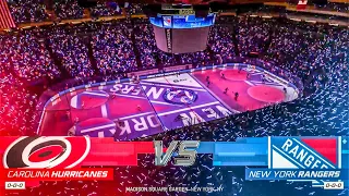 Carolina Hurricanes vs New York Rangers Game 1 Round 2 Playoffs NHL 24 Gameplay