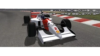 Liga Senna Experience - S2R8: Grande Premio da Belgica/1992 - Highlights [HD]