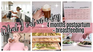 *NEW* WHAT I EAT IN A DAY POSTPARTUM AND BREASTFEEDING TIFFANI BEASTON HOMEMAKING COOK WITH ME 2021