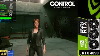 Control High Settings, Ray Tracing 4K | RTX 4090 | i9 12900K 5.3GHz