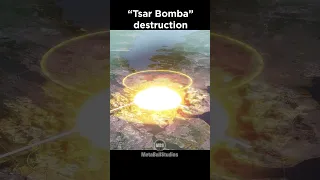 Tsar Bomba Destruction in perspective! ☢️🤯