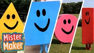 **NEW** Mister Maker Shapes Song Compilation! 🕺🎨 Dancing Music for Children 🎶