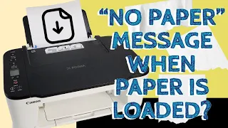 Canon Printer Won't Take Paper - FIX PROBLEM TS3520 TS3522 TS3530 TS3550i TS3551i