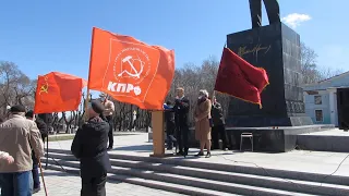 Первомай на пл. Ленина, Комсомольск-на-Амуре