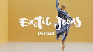 #Hiplet ballerinas present Desigual Exotic Jeans SS17