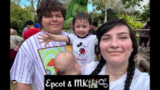 Our day at Epcot & Magic Kingdom🏰🖤