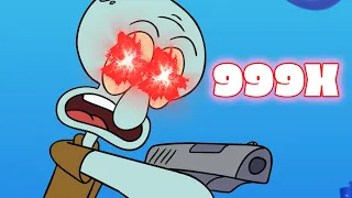Squidward Has a Gun  but 999X Speed