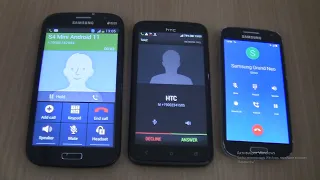 Incoming call&Outgoing call at the Same Time Samsung Galaxy Grand Neo+S4 mini android 11+htc One X