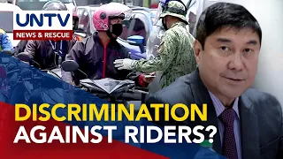 Sen. Tulfo files bill seeking to regulate checkpoints to stop alleged discrimination vs. riders