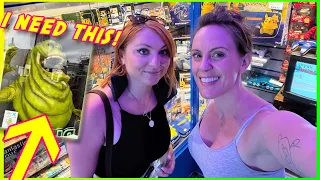 3 Location Retro Game Hunt and a LIFE SIZE Slimer! WOW!