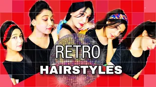 #Retro hairstyles/ Vintage Bollywood Hairstyles