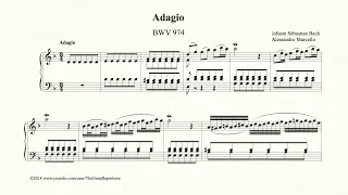 Bach, Adagio, BWV 974