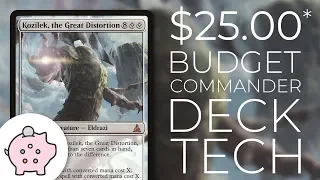 Kozilek, the Great Distortion | EDH Budget Deck Tech $25 | Voltron | Magic the Gathering | Commander