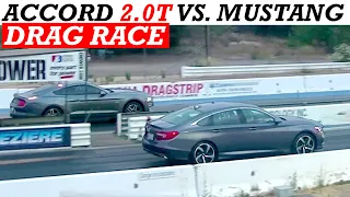 2020 Honda Accord Sport 2.0T vs. 2020 Ford Mustang GT