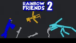 Rainbow Friends 2 Attacking Peoples in People Playground