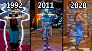 Evolution of Kung Lao's Tornado Spin (1992-2020)