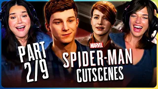 SPIDER-MAN REMASTERED CUTSCENES (Part 2/9) REACTION!