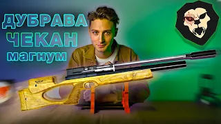 ОБЗОР Пневматическая винтовка Дубрава Чекан Карабин 5.5 мм V4 Магнум (580 мм, Орех)